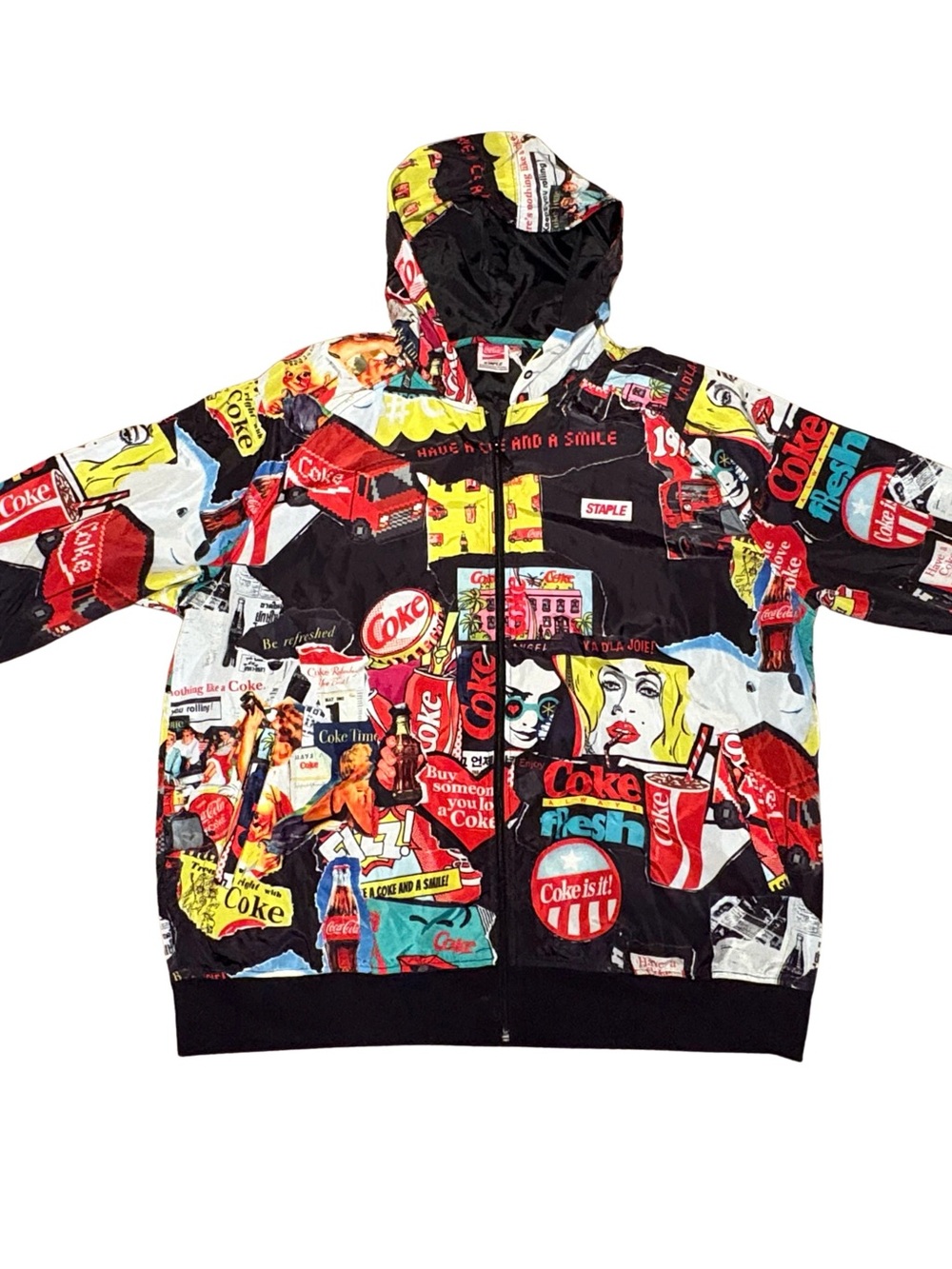 Coca Cola x Staple Collab windbreaker NWT 3XL